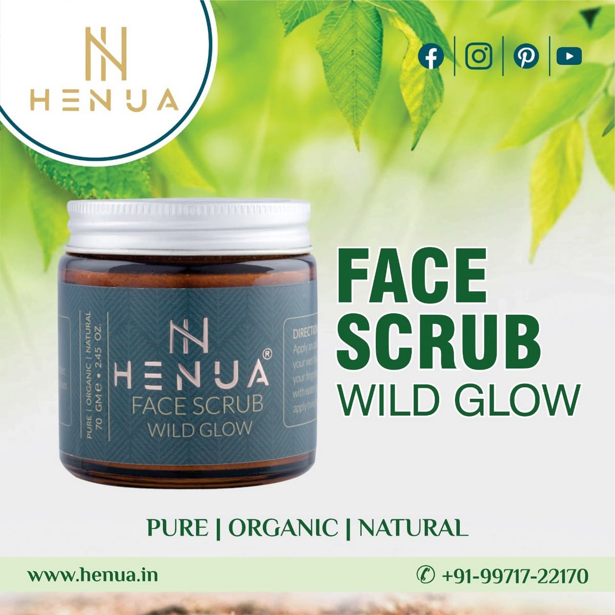 Get Instant Face Glow with Ayurvedic Scrub