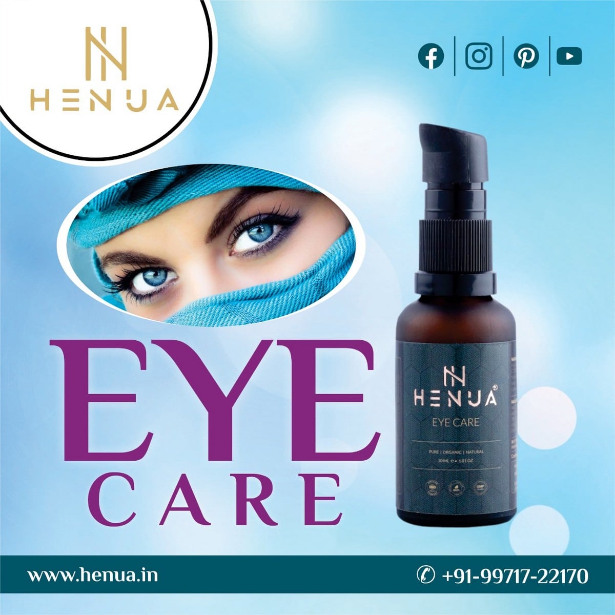 An Organic Eye Care for Clear Reflections