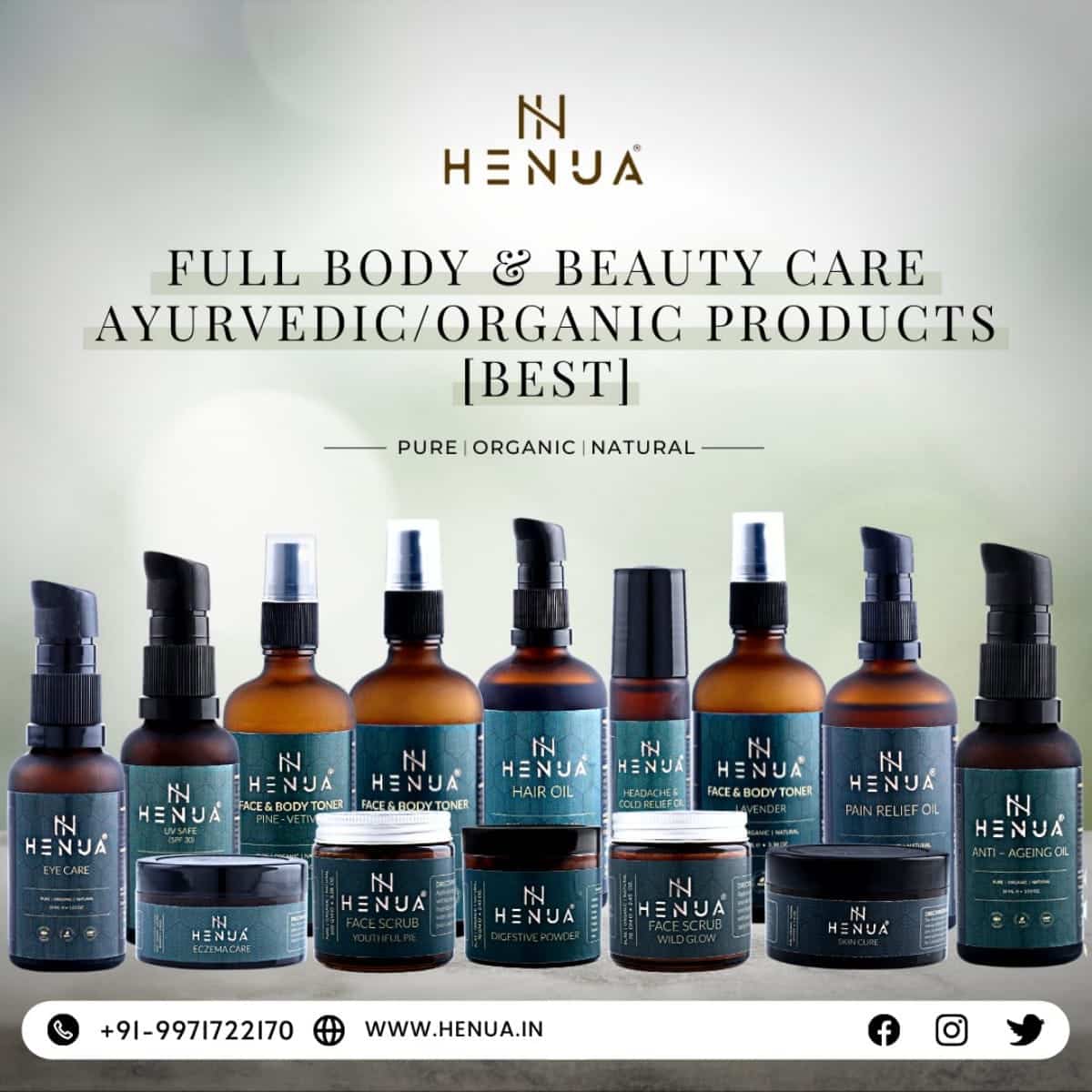 Full body care and beauty care ayurvedic and organic products