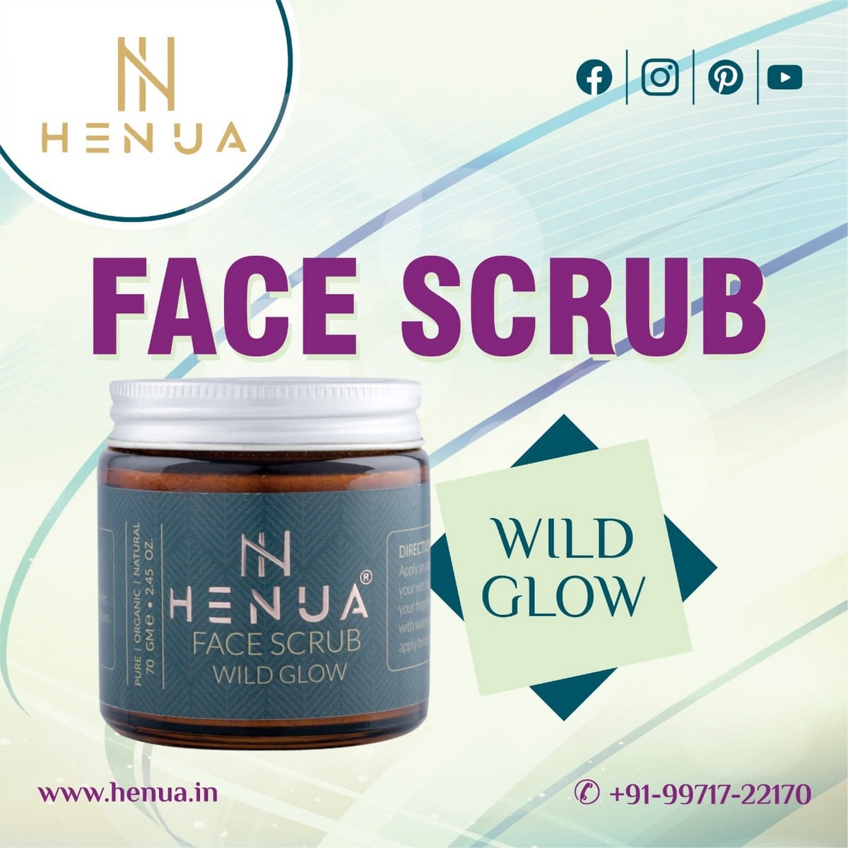 Get A Wild Facial Glow With Organic Face Scrub