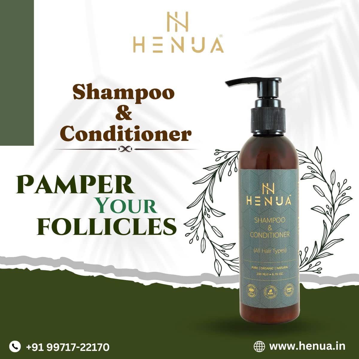 Buy Organic Shampoo And Conditioner Henua| Best Price